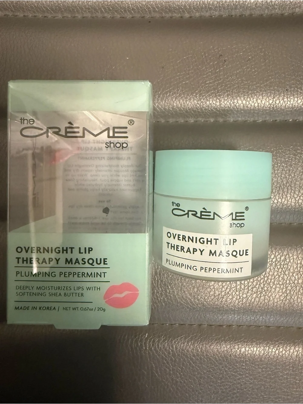 The Crème Shop Overnight Lip Therapy Masque Lip Mask Peppermint 0.67 oz